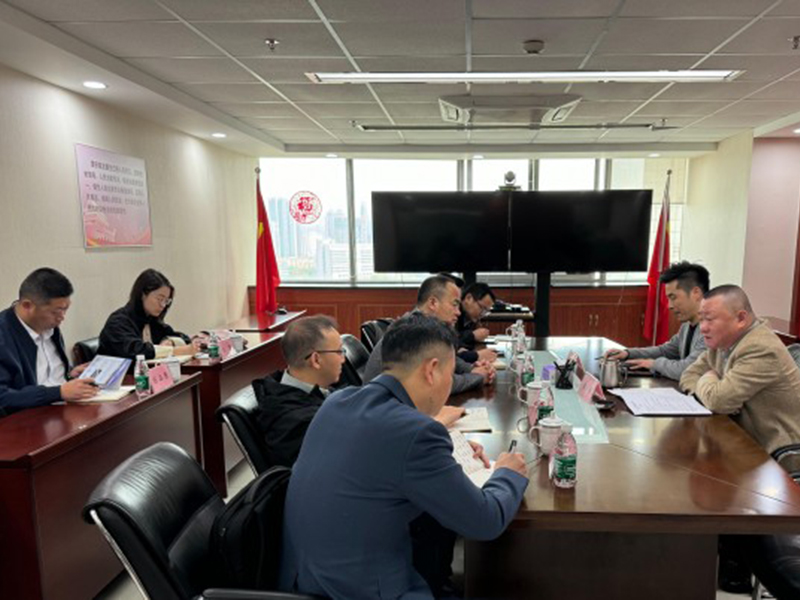 公司黨委委員、副總經(jīng)理董勇會見寧馬新...